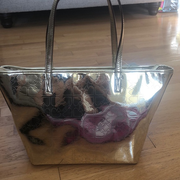 kate spade Bags Kate Spade Metallic Gold Tote Poshmark
